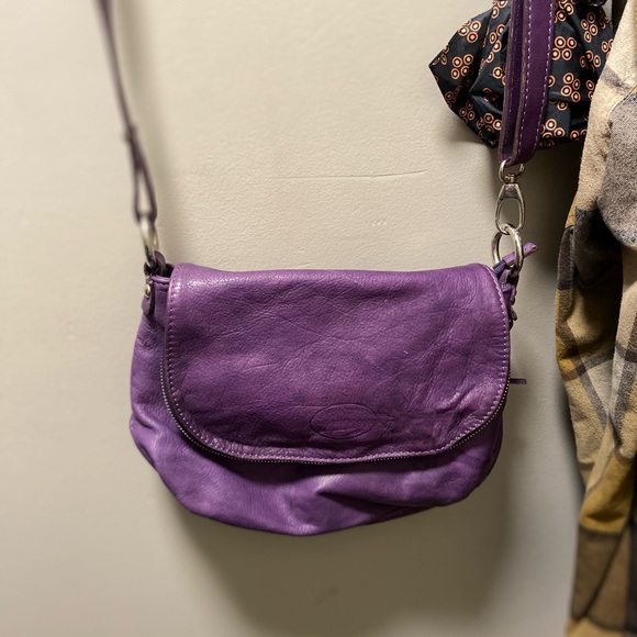 Old Florence leather factory crossbody - Picture 1 of 3